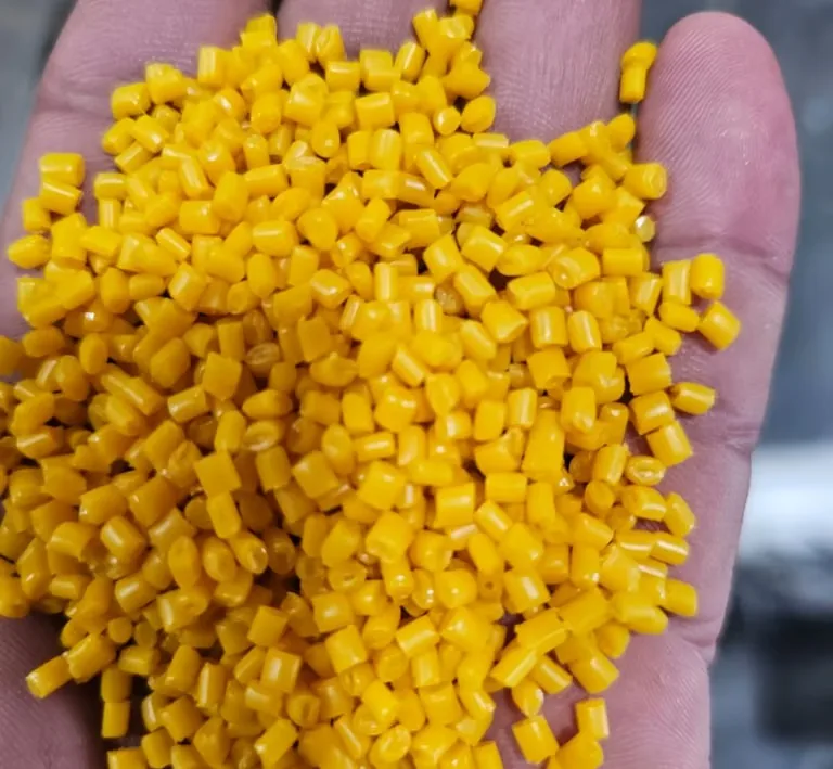 Pelet reciclado amarillo