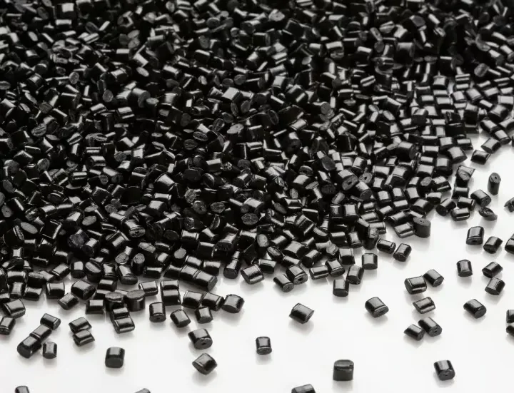Pelet de polipropileno reciclado negro